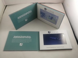 7inch scren  A5 size Hard Cover Video Books